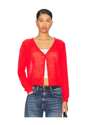 American Vintage Dummy Cardigan in Red. Size L. Also in M.