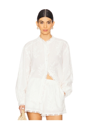 CAMI NYC Palmyra Blouse in Ivory. Size L. Also in XL.