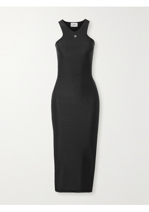 COPERNI - Embellished Satin-jersey Midi Dress - Black - x small,small,medium,large,x large