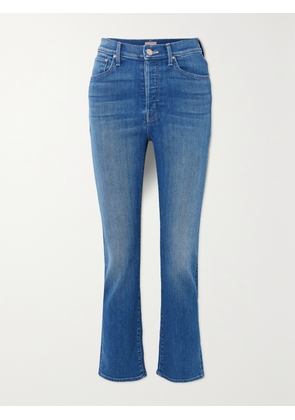 Mother - + Net Sustain Hiker Hover Cropped High-rise Straight-leg Jeans - Blue - 23,24,25,26,27,28,29,30,31,32
