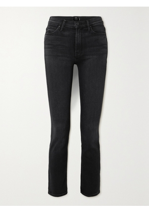 Mother - + Net Sustain The Dazzler Ankle Mid-rise Slim-leg Jeans - Black - 23,24,25,26,27,28,29,30,31,32