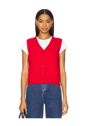 ASTR the Label Eira Sweater Vest in Red. Size M. Also in XS, S.