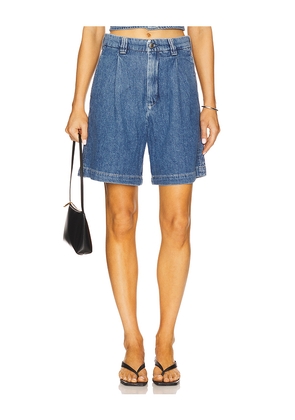 DL1961 Hepburn High Rise Short in Blue. Size 24. Also in 25, 27, 28.