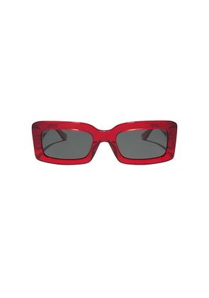DIFF EYEWEAR Indy Sunglasses in Red.