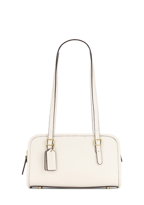 Coach Swing Zip Bag in White.
