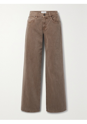 SLVRLAKE - Mica Low-rise Wide-leg Jeans - Brown - 24,25,26,27,28,29,30,31,32