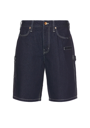 Brixton Builders Carpenter Baggy Short in Blue. Size 31. Also in 32, 33, 34, 36.