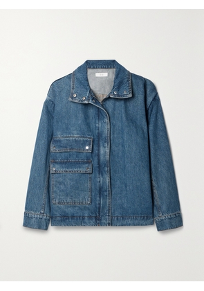 Co - Denim Bomber Jacket - Blue - x small,small,medium,large,x large