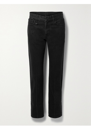 R13 - Romeo High-rise Straight-leg Jeans - Black - 24,25,26,27,28,29,30,31