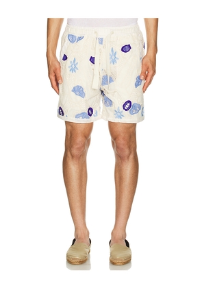 Agua Bendita Maury Shorts in White. Size 36. Also in 38.