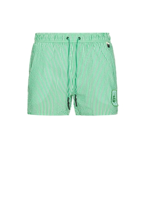 Agua Bendita Cassius Swim Trunks in Green. Size 30. Also in 36.