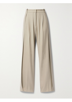 Diotima - Stona Paneled Twill Straight-leg Pants - Neutrals - 1,2,3,4