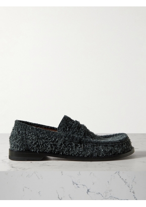 LOEWE - Campo Brushed Suede Loafers - Gray - IT35,IT36,IT37,IT38,IT39,IT40,IT41
