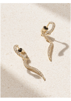 Ileana Makri - Boa 18-karat Gold Diamond Earrings - One size