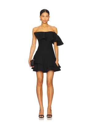 ELLIATT Ava Mini Dress in Black. Size L. Also in S, XS, M, XL.