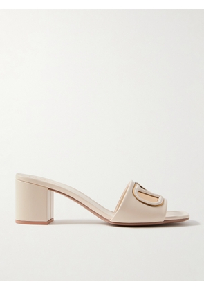 Valentino Garavani - Vlogo 60 Embellished Leather Mules - White - IT35,IT35.5,IT36,IT36.5,IT37,IT37.5,IT38,IT38.5,IT39,IT39.5,IT40,IT40.5,IT41,IT41.5,IT42