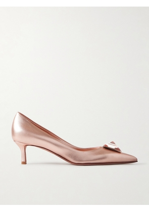 Valentino Garavani - One Stud 50 Embellished Metallic Leather Pumps - IT36,IT36.5,IT37,IT37.5,IT38,IT38.5,IT39,IT39.5,IT40,IT40.5,IT41,IT41.5,IT42