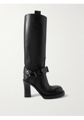 Burberry - Leather Knee Boots - Black - IT36,IT37,IT37.5,IT38,IT39,IT39.5,IT40,IT40.5