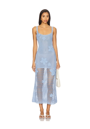 DEVON WINDSOR Solla Dress in Blue. Size L. Also in S.
