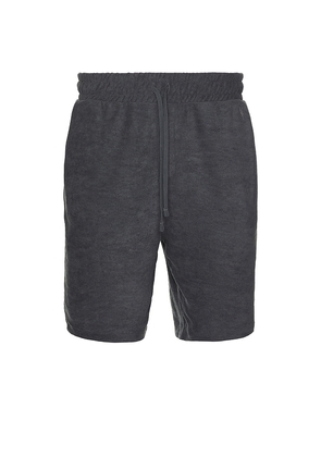 ALLSAINTS Felix Sweatshorts in Navy. Size L. Also in XL/1X.