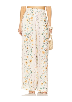 Agua by Agua Bendita Totoa Chinesis Pant in Ivory. Size M. Also in XL.