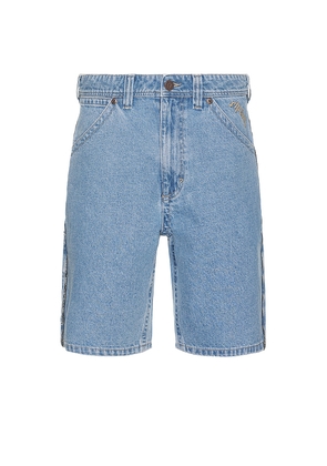 Abrand x Rip Curl Larry Tape Baggy Short in Blue. Size 30. Also in 32.