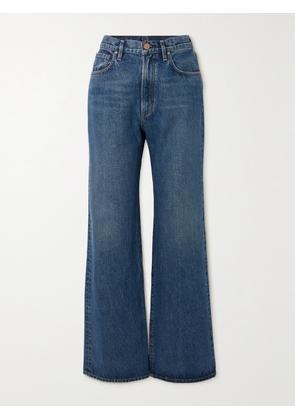 GOLDSIGN - + Net Sustain The Tanner Organic High-rise Straight-leg Jeans - Blue - 23,24,25,26,27,28,29,30,31,32