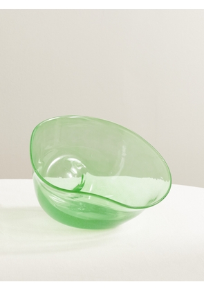 Completedworks - Thaw Asymmetric Recycled-glass Bowl - Green - One size