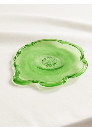 Completedworks - Thaw Recycled-glass Side Plate - Green - One size
