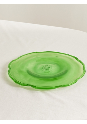 Completedworks - Recycled-glass Serving Plate - Green - One size