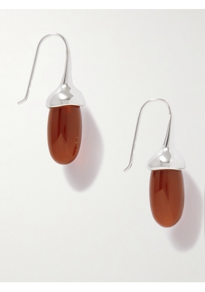 Sophie Buhai - + Net Sustain Dripping Stone Sterling Silver Garnet Earrings - One size