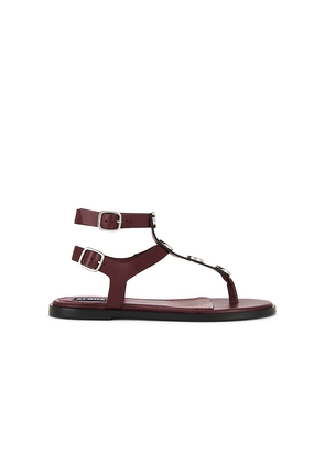 ALOHAS Xena Sandals in Burgundy. Size 35. Also in 36, 37, 38, 39, 40.