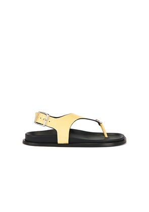 ALOHAS Harbor Onix Sandals in Yellow. Size 35. Also in 36, 37, 38, 39, 40, 41.