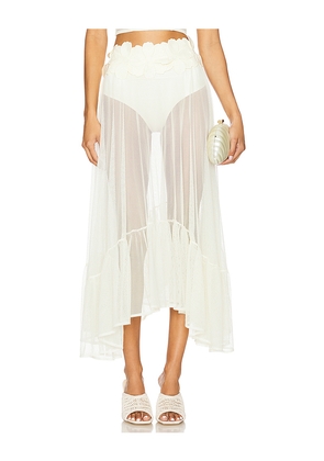 Bahia Maria Jardin De Lu Skirt in Cream. Size XL. Also in XS.