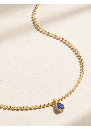 Anita Ko - 18-karat Gold Sapphire Necklace - Blue - One size