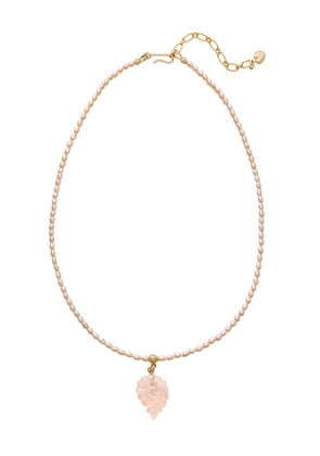 Brinker + Eliza Nixie Necklace in Pink.