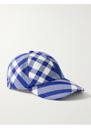Burberry - Checked Twill Baseball Cap - Blue - XS,S,M,L
