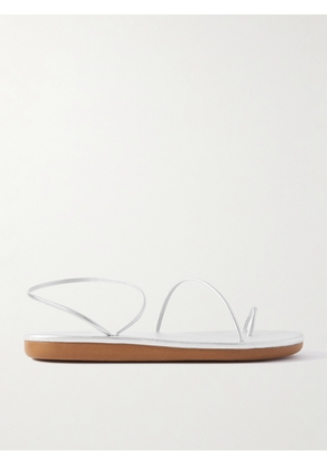 Ancient Greek Sandals - Kansiz Faux Leather Sandals - Silver - IT35,IT36,IT37,IT38,IT39,IT40,IT41,IT42