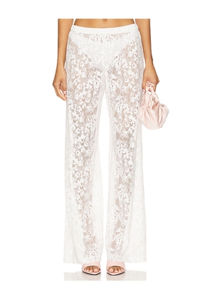 Amanda Uprichard x REVOLVE Mariko Pants in Ivory. Size M. Also in XS.
