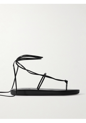 Ancient Greek Sandals - Chordi Braided Leather Sandals - Black - IT35,IT36,IT37,IT38,IT39,IT40,IT41,IT42