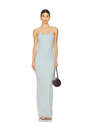 Eterne Tank Maxi Dress in Blue. Size L. Also in XS, S, M, XL.