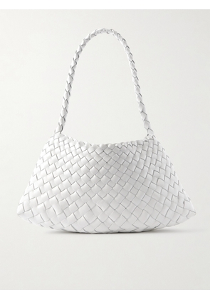 Dragon Diffusion - Rosanna Mini Woven Leather Tote - White - One size
