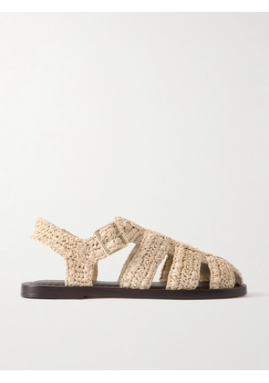 Loeffler Randall - Sawer Raffia Sandals - Neutrals - US6,US6.5,US7,US7.5,US8,US8.5,US9,US9.5,US10,US10.5,US11