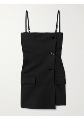 Acne Studios - Linen-blend Twill Top - Black - EU 32,EU 34,EU 36,EU 38,EU 40,EU 42