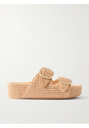 Loeffler Randall - Theo Raffia Sandals - Neutrals - US5,US5.5,US6,US6.5,US7,US7.5,US8,US8.5,US9,US9.5,US10,US10.5,US11