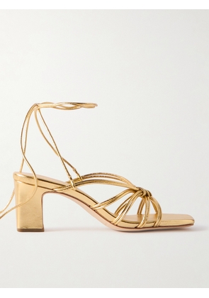 Loeffler Randall - Ryder Metallic Leather Sandals - Gold - US5,US5.5,US6,US6.5,US7,US7.5,US8,US8.5,US9,US9.5,US10,US10.5,US11