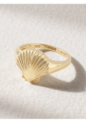 Mateo - Venus 14-karat Gold Signet Ring - 4 1/2,5,6,7