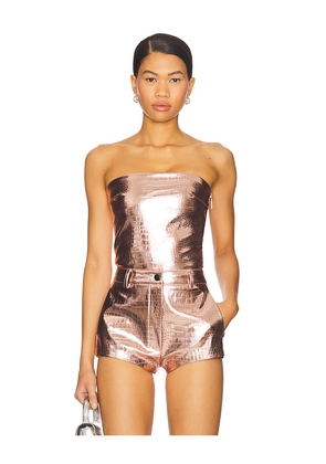 CULTNAKED Killa Bandeau Top in Pink. Size L. Also in XXS, XL.