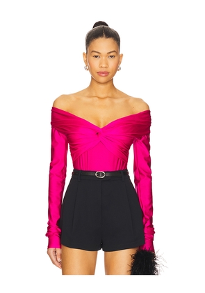 The Andamane Kendall Bodysuit in Fuchsia. Size M. Also in XS.