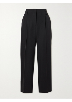 Max Mara - Celtico Wool And Mohair-blend Twill Tapered Pants - Black - UK 2,UK 4,UK 6,UK 8,UK 10,UK 12,UK 14,UK 16,UK 18